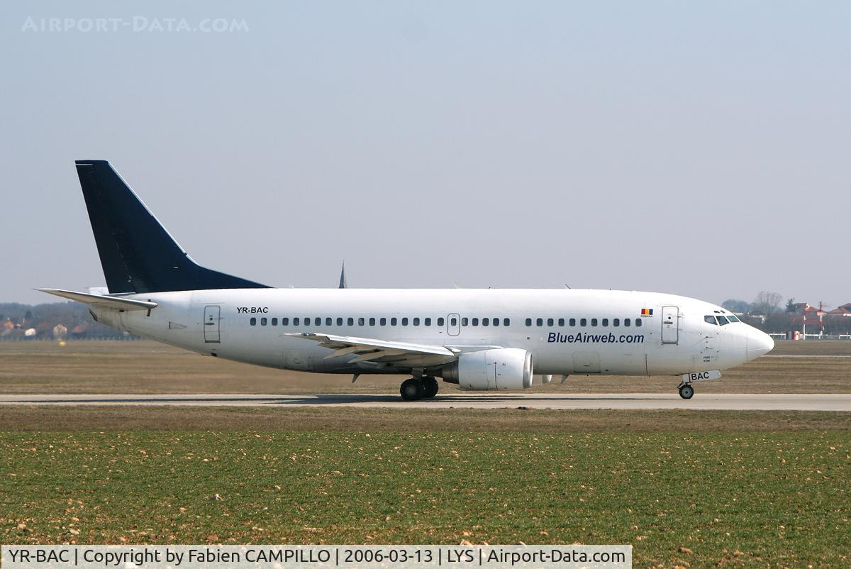 YR-BAC, 1986 Boeing 737-377 C/N 23653, Blue Air