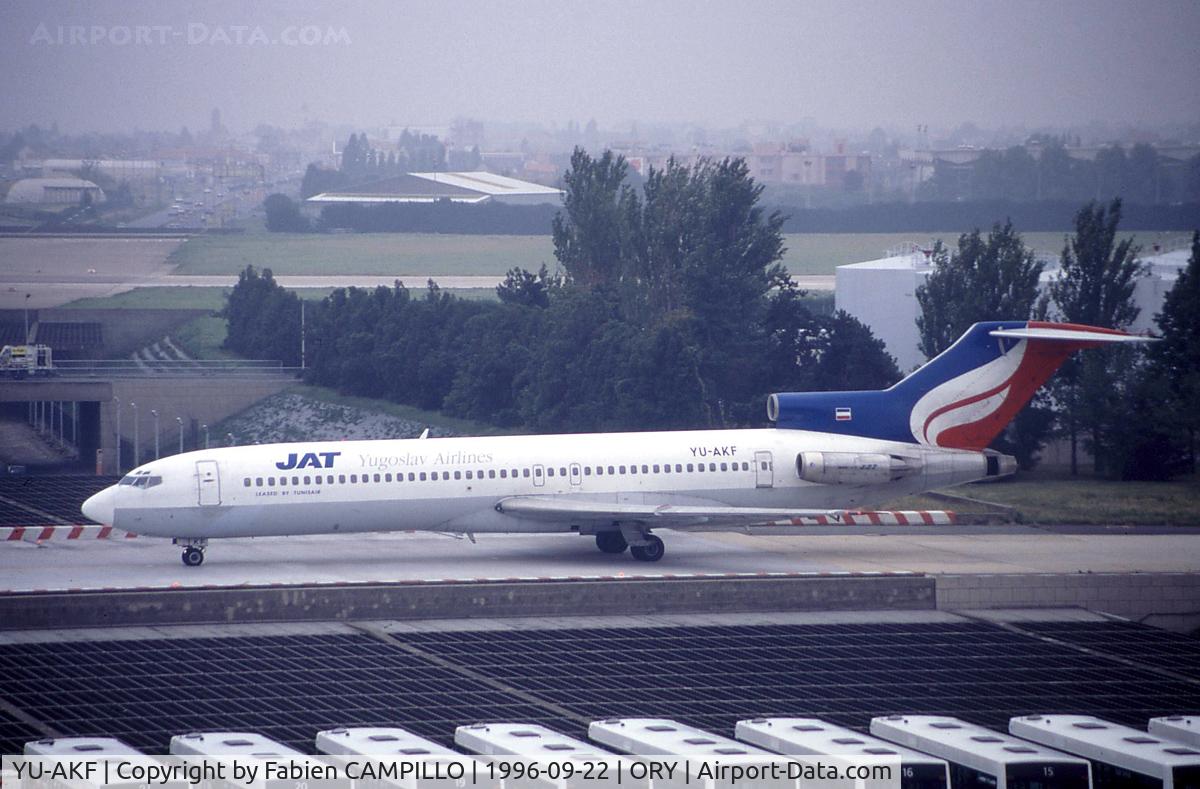 YU-AKF, 1974 Boeing 727-2H9 C/N 21038, JAT