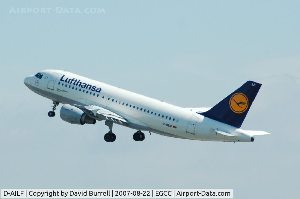 D-AILF, 1996 Airbus A319-114 C/N 636, Lufthansa - Taking Off
