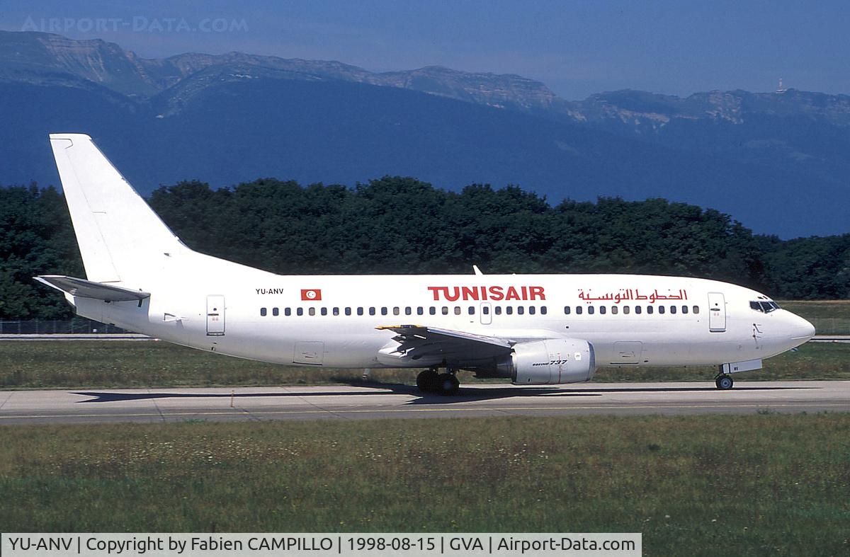 YU-ANV, 1988 Boeing 737-3H9 C/N 24140, Tunisair