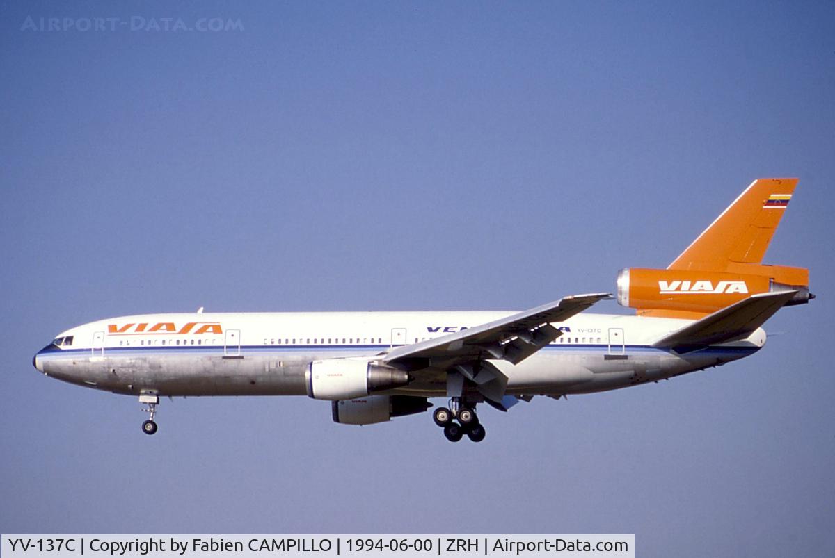 YV-137C, 1979 McDonnell Douglas DC-10-30 C/N 46982, Viasa