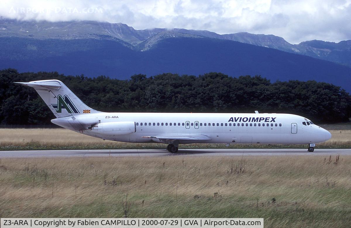Z3-ARA, 1971 Douglas DC-9-33(RC) C/N 47530, Avioimpex