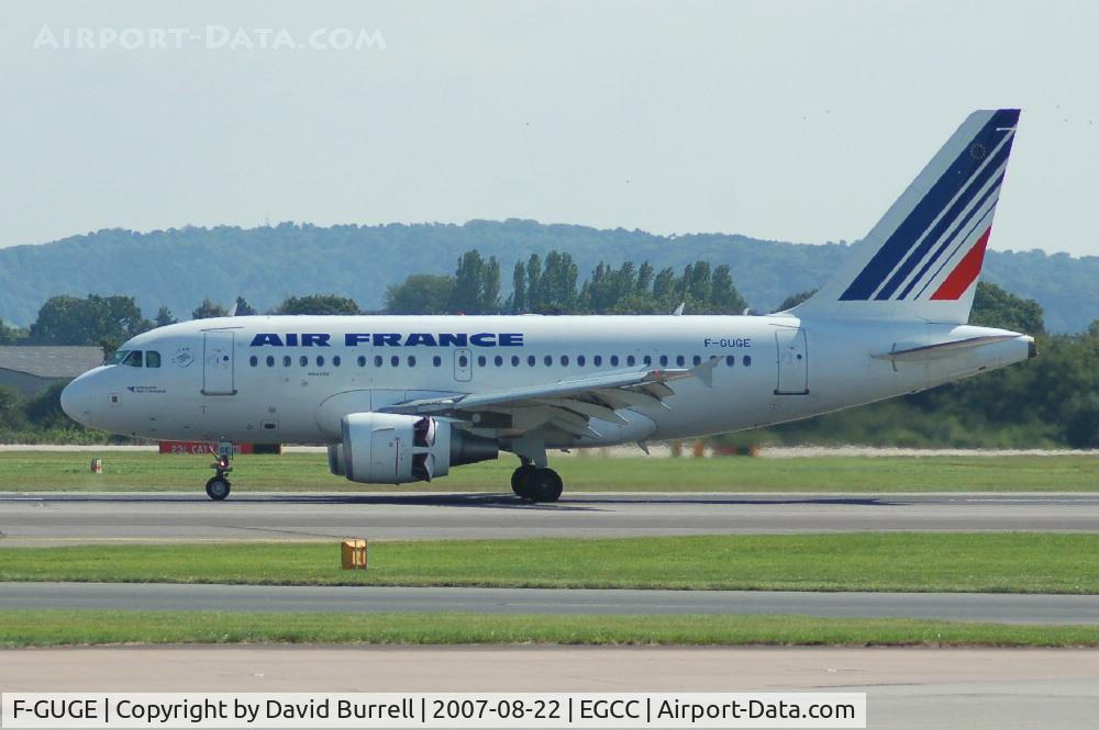 F-GUGE, 2003 Airbus A318-111 C/N 2100, Air France- Landing