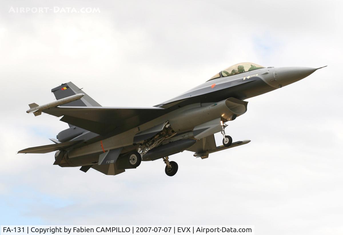 FA-131, 1991 SABCA F-16AM Fighting Falcon C/N 6H-131, Evreux Air Base Open Day 2007