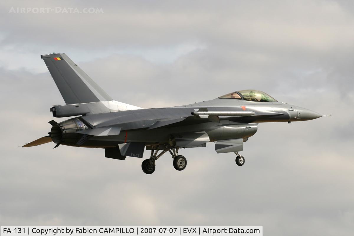 FA-131, 1991 SABCA F-16AM Fighting Falcon C/N 6H-131, Evreux Air Base Open Day 2007