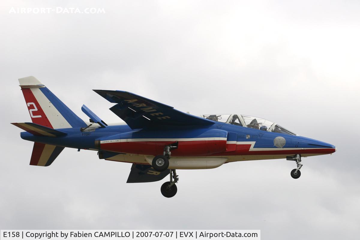 E158, Dassault-Dornier Alpha Jet E C/N E158, Evreux Air Base Open Day 2007