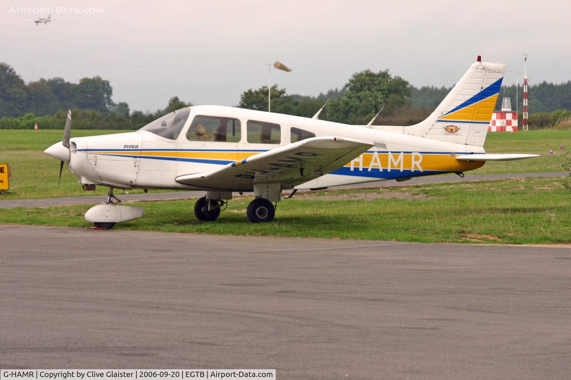 G-HAMR, 1984 Piper PA-28-161 C/N 28-8416077, See under port wing for the previous ID: PH-AMR - Registered Owner: ELECTRIC SCRIBE 2000 LTD