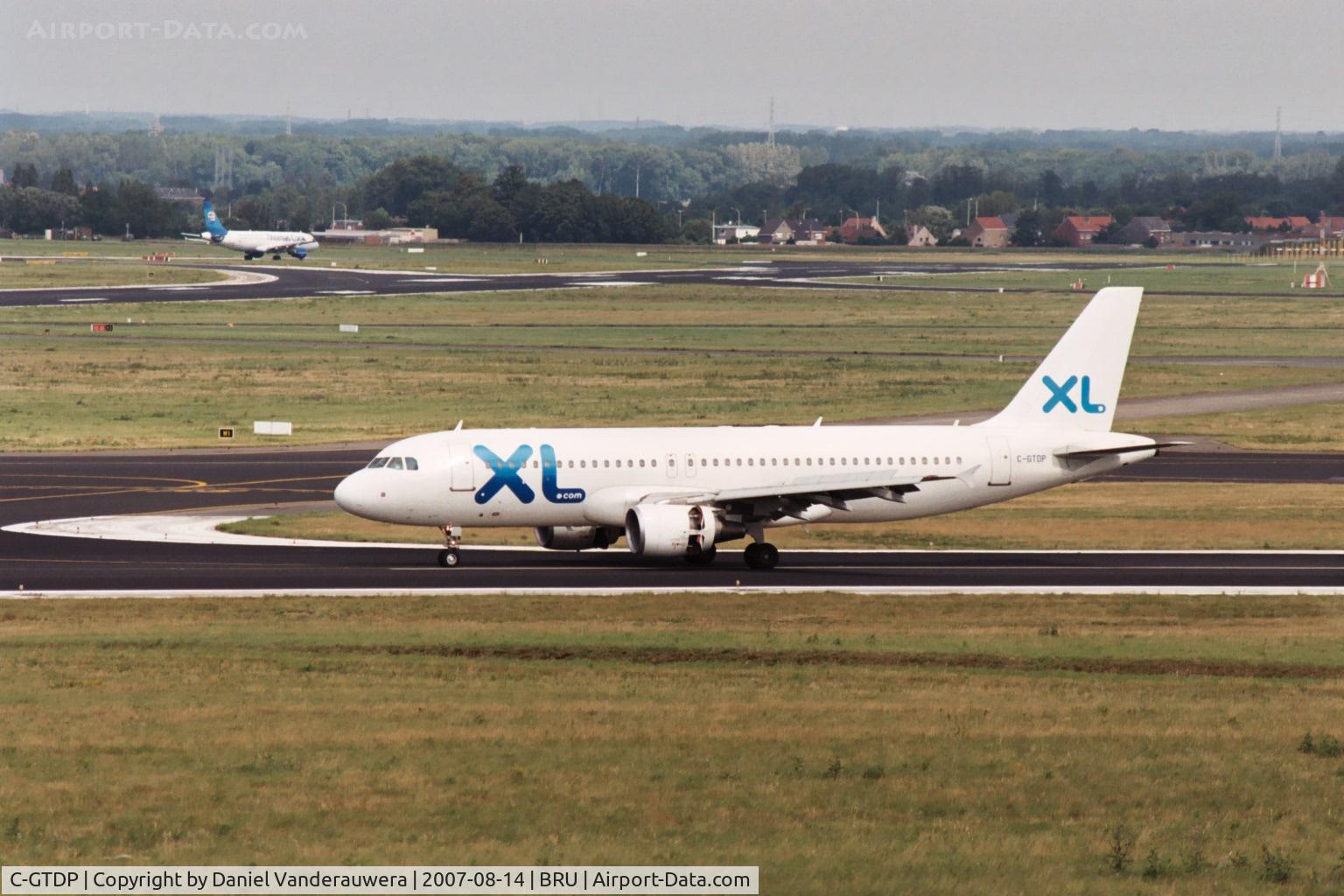 C-GTDP, 2002 Airbus A320-214 C/N 1780, Flight XLF841 just landed on rwy 25L