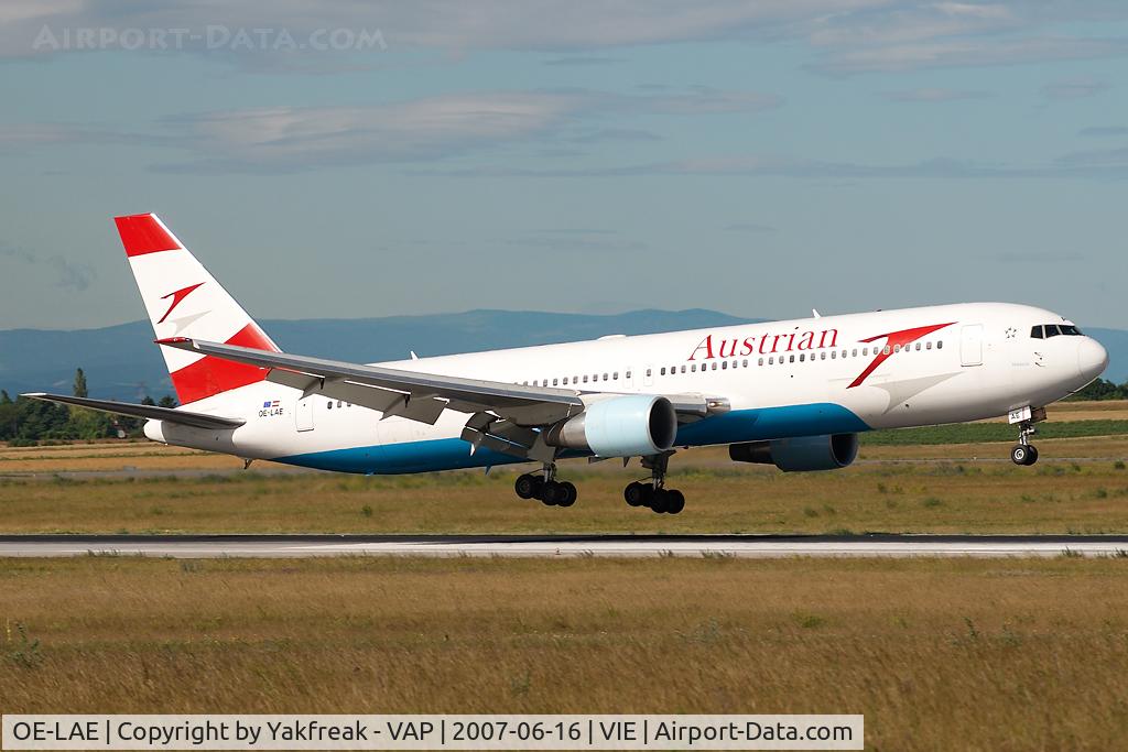 OE-LAE, 2000 Boeing 767-3Z9/ER C/N 30383, Austrian Airlines Boeing 767-300