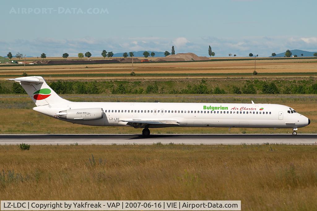 LZ-LDC, 1986 McDonnell Douglas MD-82 (DC-9-82) C/N 49217, Bulgarian Air Charter MD80