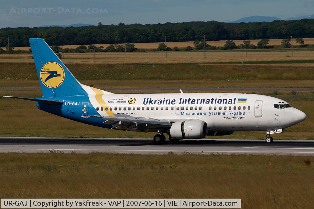 UR-GAJ, 1992 Boeing 737-5Y0 C/N 25192/2262, Ukraine International Boeing 737-500