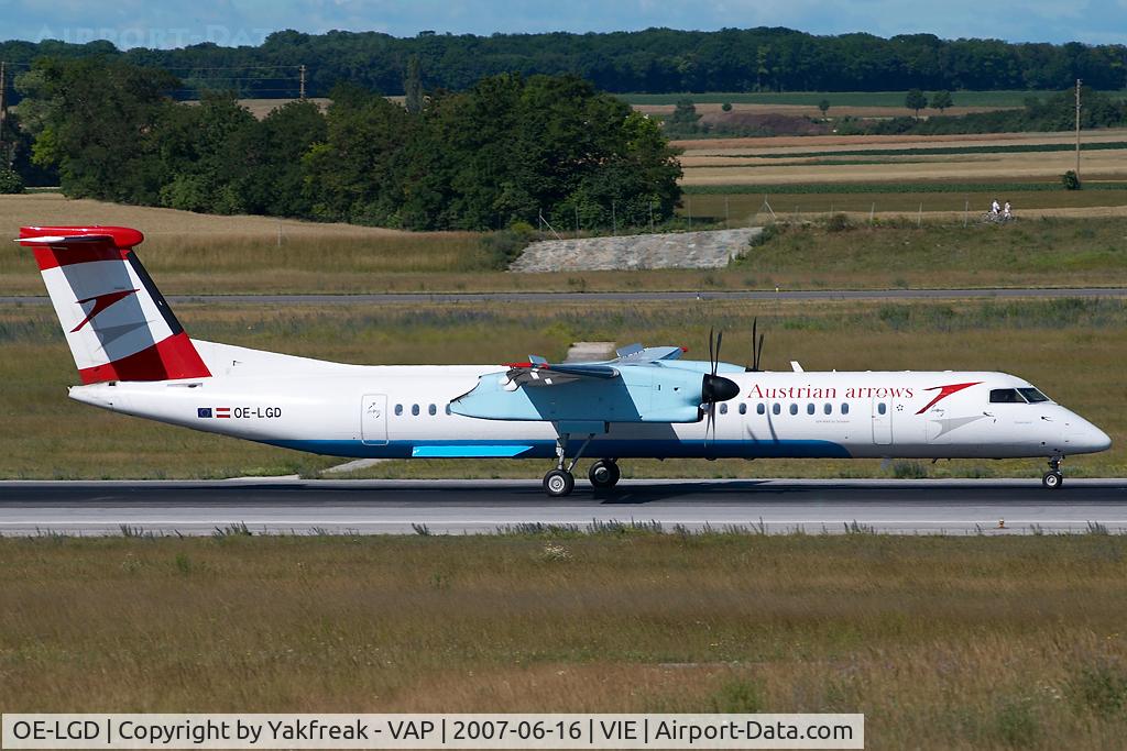 OE-LGD, 2000 De Havilland Canada DHC-8-402Q Dash 8 C/N 4027, Austrian Arrows Dash 8-400