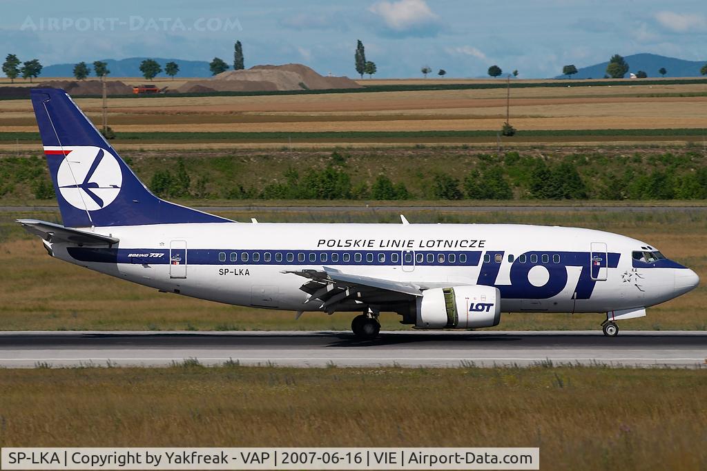 SP-LKA, 1992 Boeing 737-55D C/N 27416, LOT Boeing 737-500
