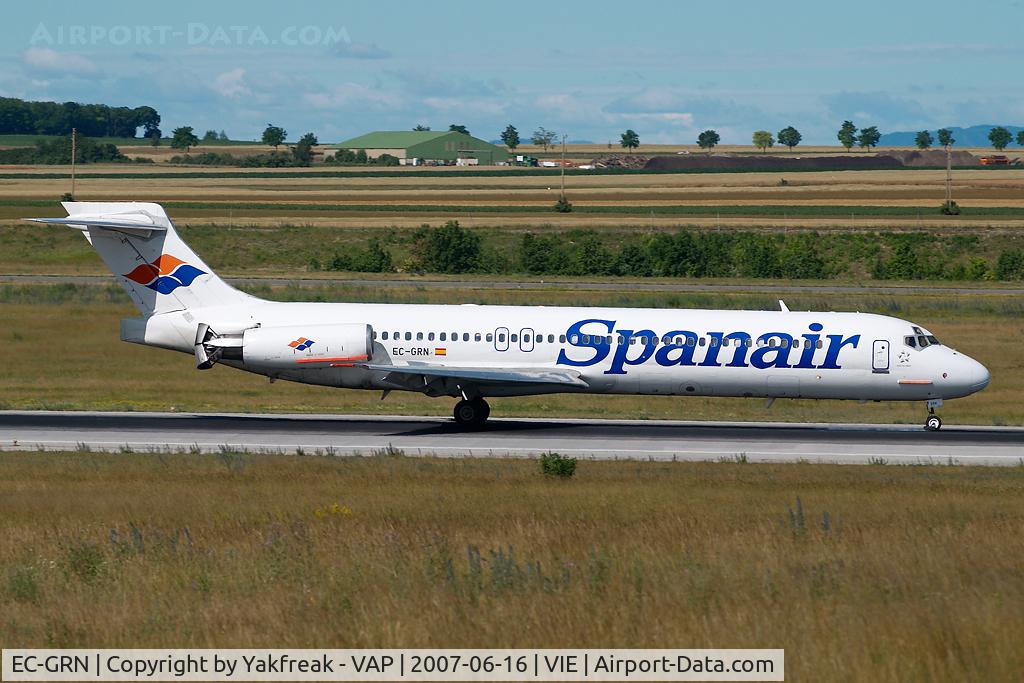 EC-GRN, 1990 McDonnell Douglas MD-87 (DC-9-87) C/N 49830, Spanair MD87