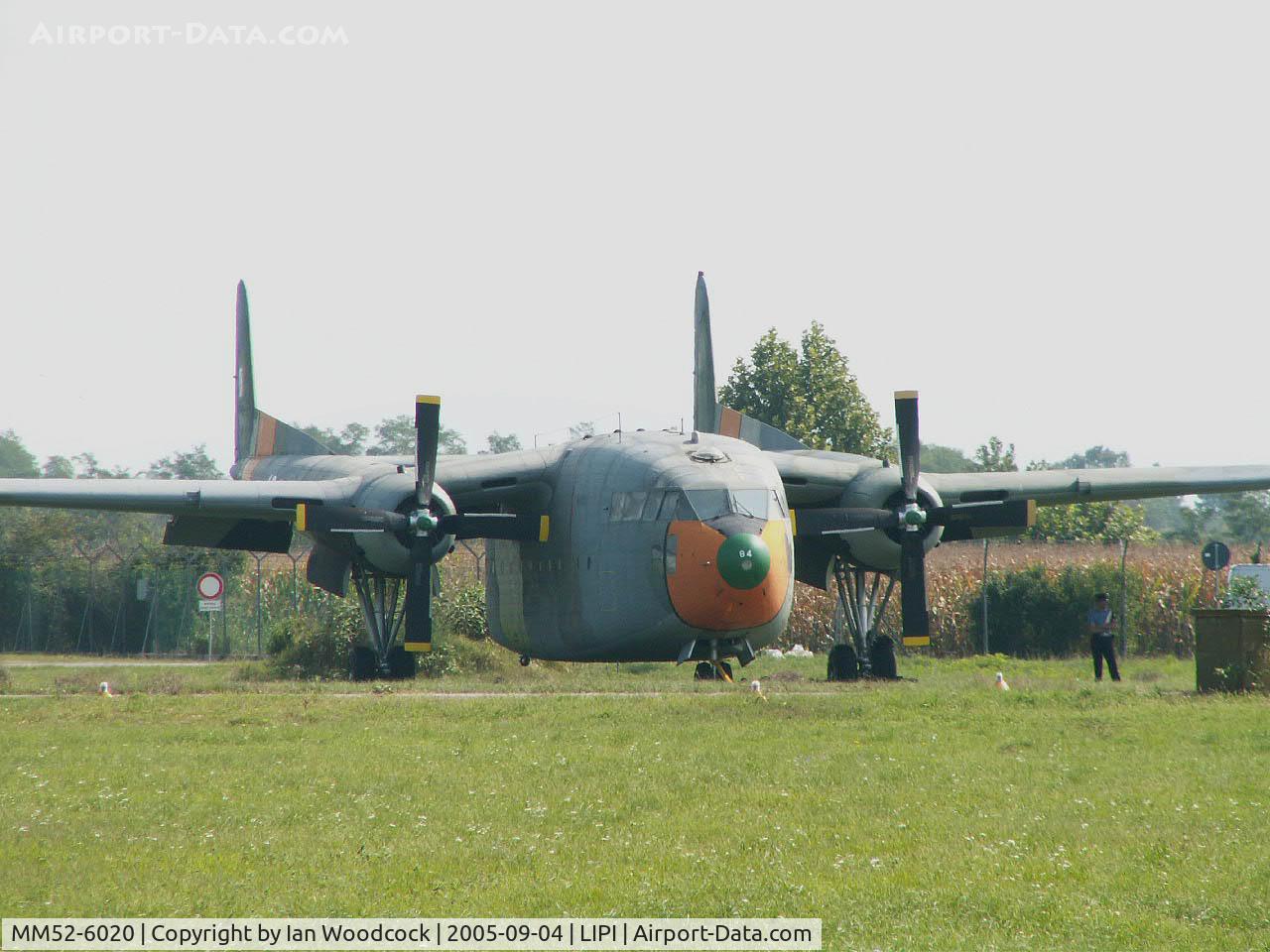 MM52-6020, 1952 Fairchild C-119G Flying Boxcar C/N 10950, Fairchild C-119G/Preserved/Rivolto-Udine