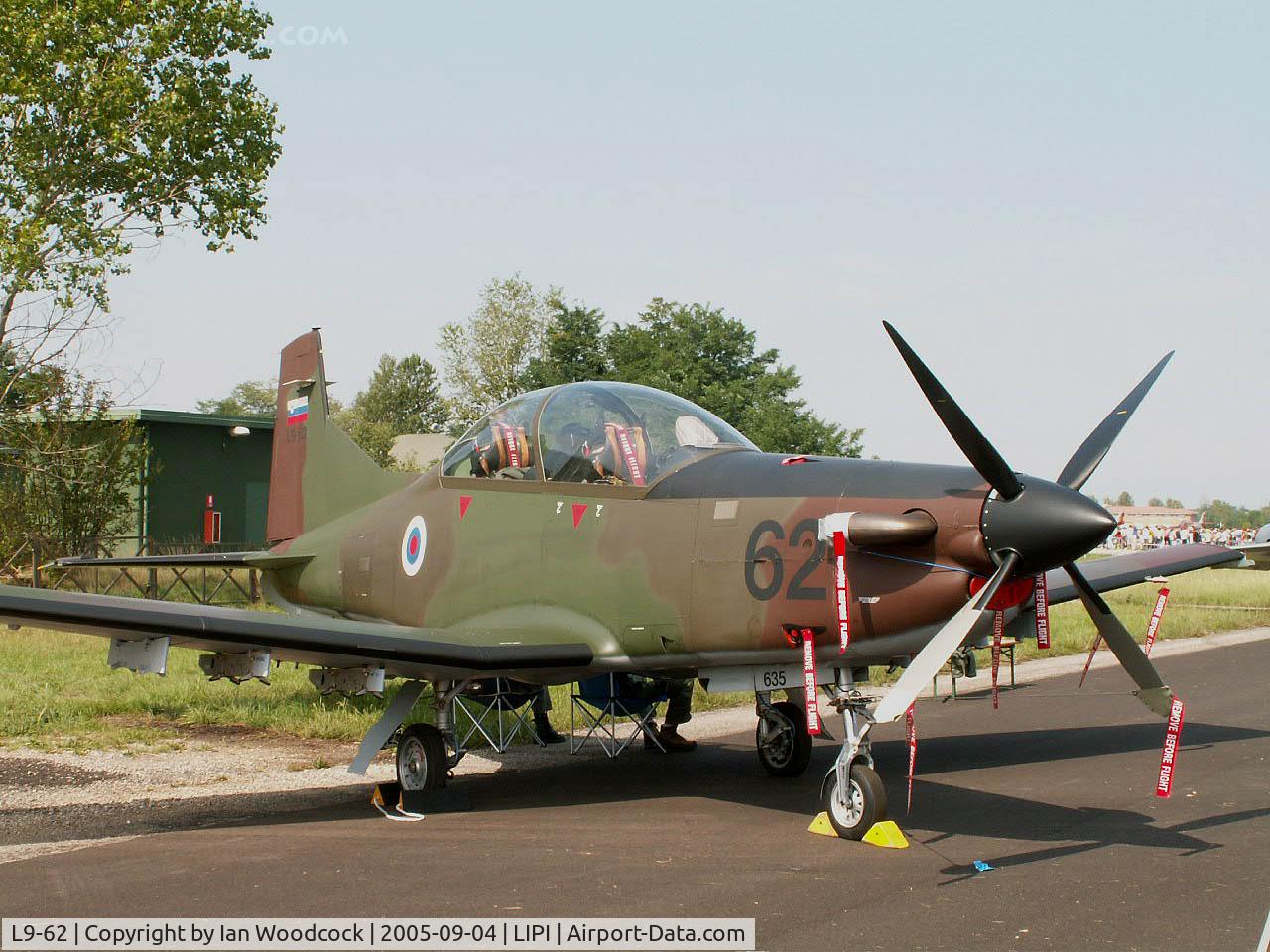 L9-62, Pilatus PC-9M Hudournik C/N 635, Pilatus PC-9M/Slovenian AF/Rivolto-Udine