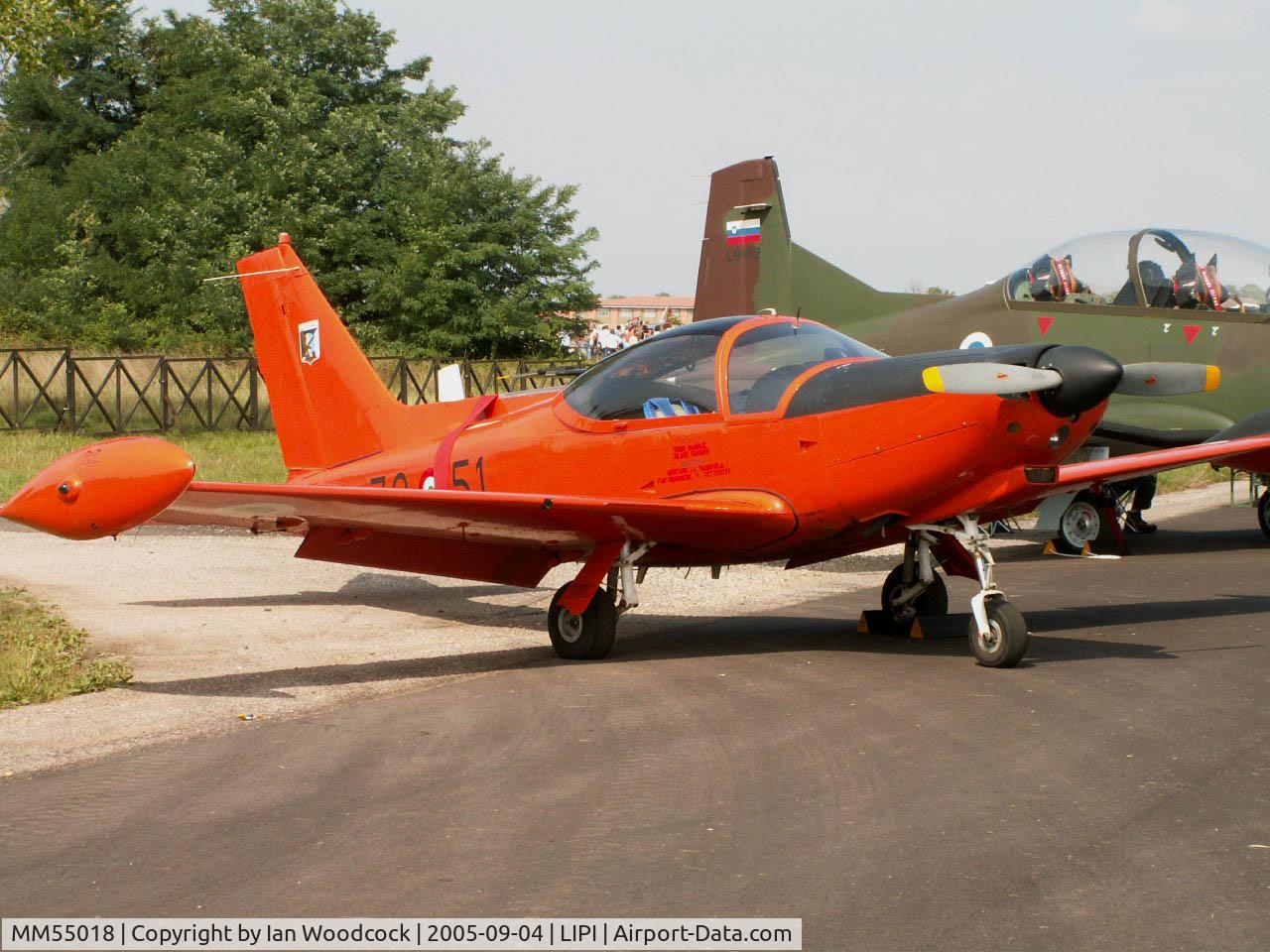 MM55018, SIAI-Marchetti SF-260AM C/N 744/40-020, SIAI-Marchetti SF-260 AM/Italian AF/Rivolto-Udine
