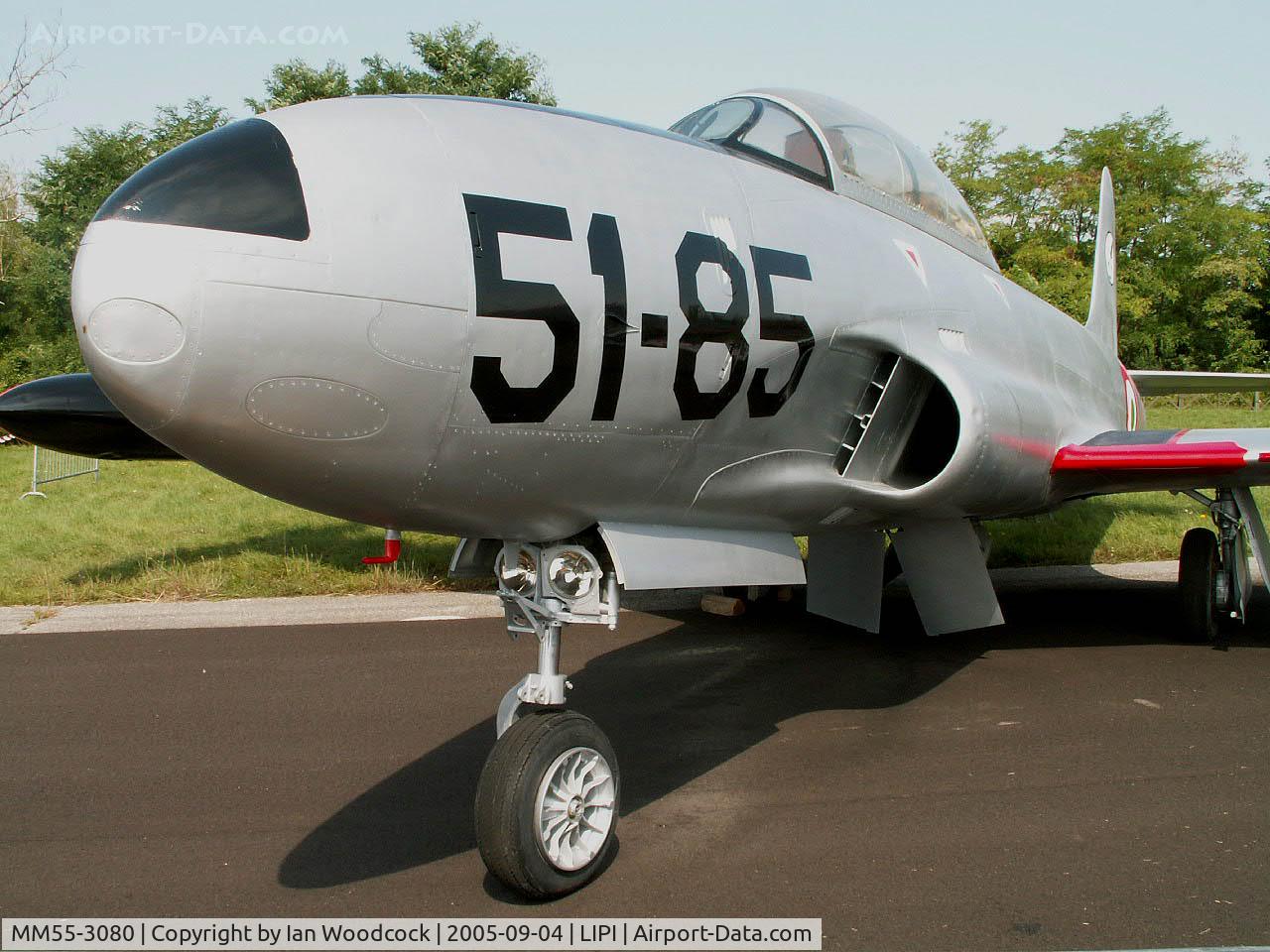 MM55-3080, 1953 Lockheed T-33A Shooting Star C/N 580-9621, Lockheed T-33A/Preserved/Rivolto-Udine