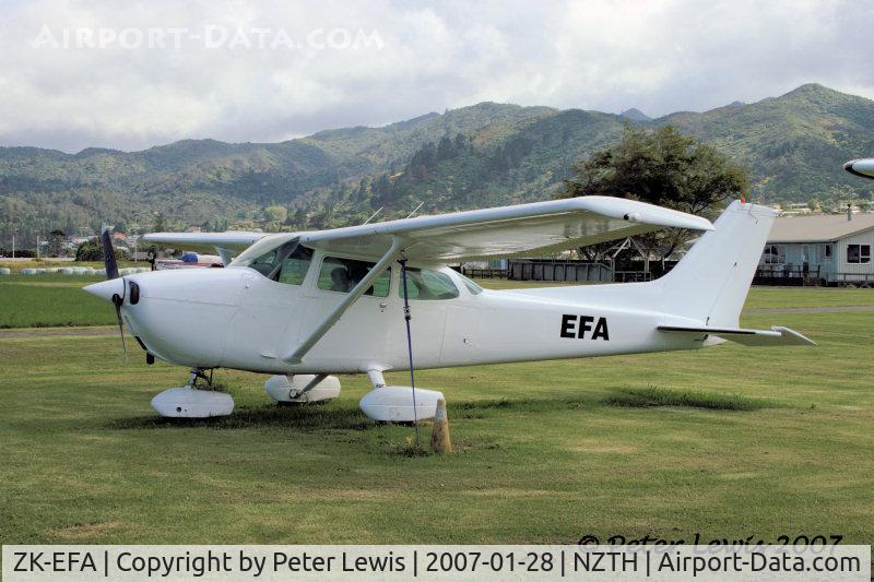 ZK-EFA, Cessna 172M C/N 17267215, I M Thompson & S B Macaskill, Thames