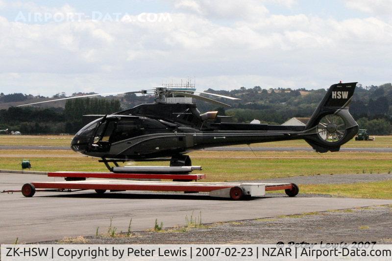 ZK-HSW, 2002 Eurocopter EC-130B-4 (AS-350B-4) C/N 3564, Advanced Flight Ltd.
