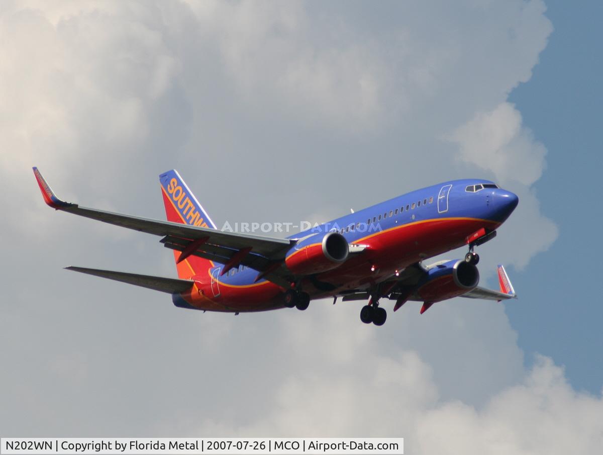 N202WN, 2005 Boeing 737-7H4 C/N 33999, Southwest