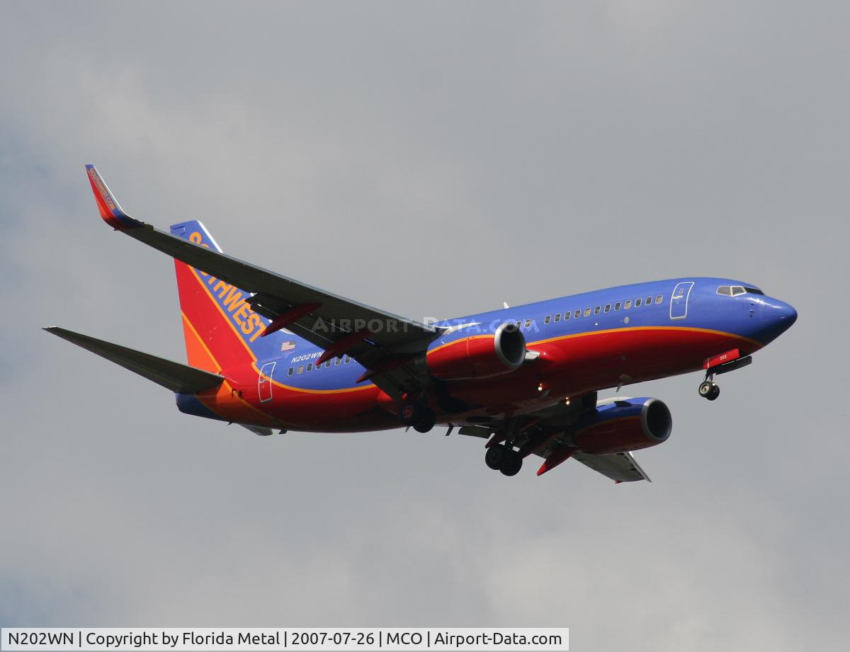 N202WN, 2005 Boeing 737-7H4 C/N 33999, Southwest