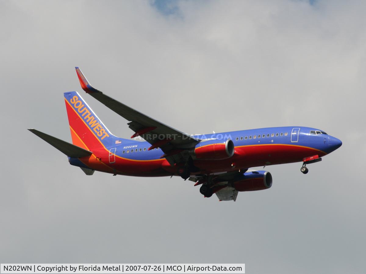 N202WN, 2005 Boeing 737-7H4 C/N 33999, Southwest