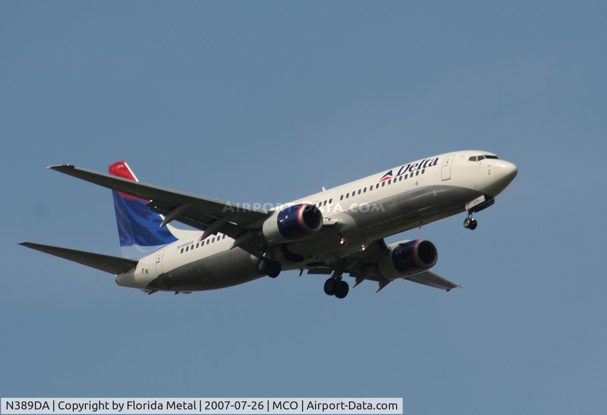 N389DA, 2000 Boeing 737-832 C/N 30376, Delta