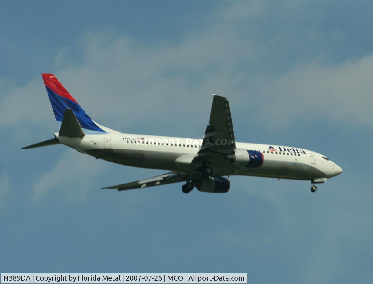 N389DA, 2000 Boeing 737-832 C/N 30376, Delta