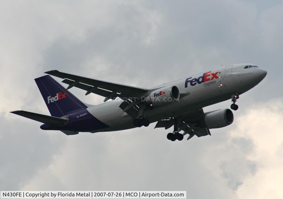 N430FE, 1985 Airbus A310-203 C/N 394, Fed ex