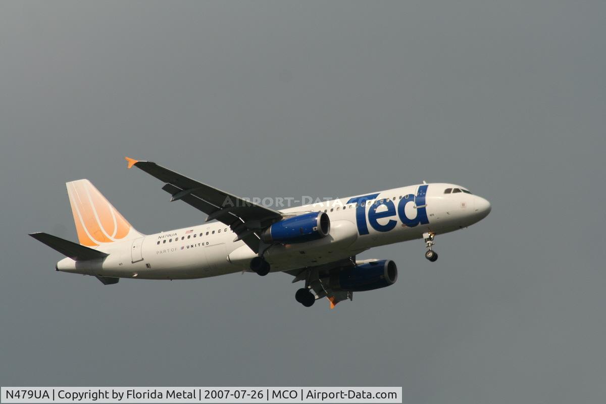 N479UA, 2001 Airbus A320-232 C/N 1538, Ted