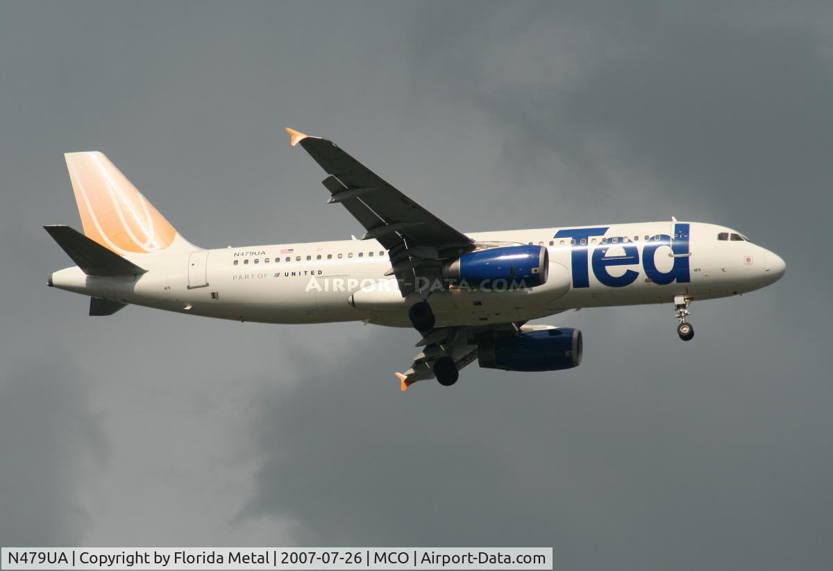 N479UA, 2001 Airbus A320-232 C/N 1538, Ted