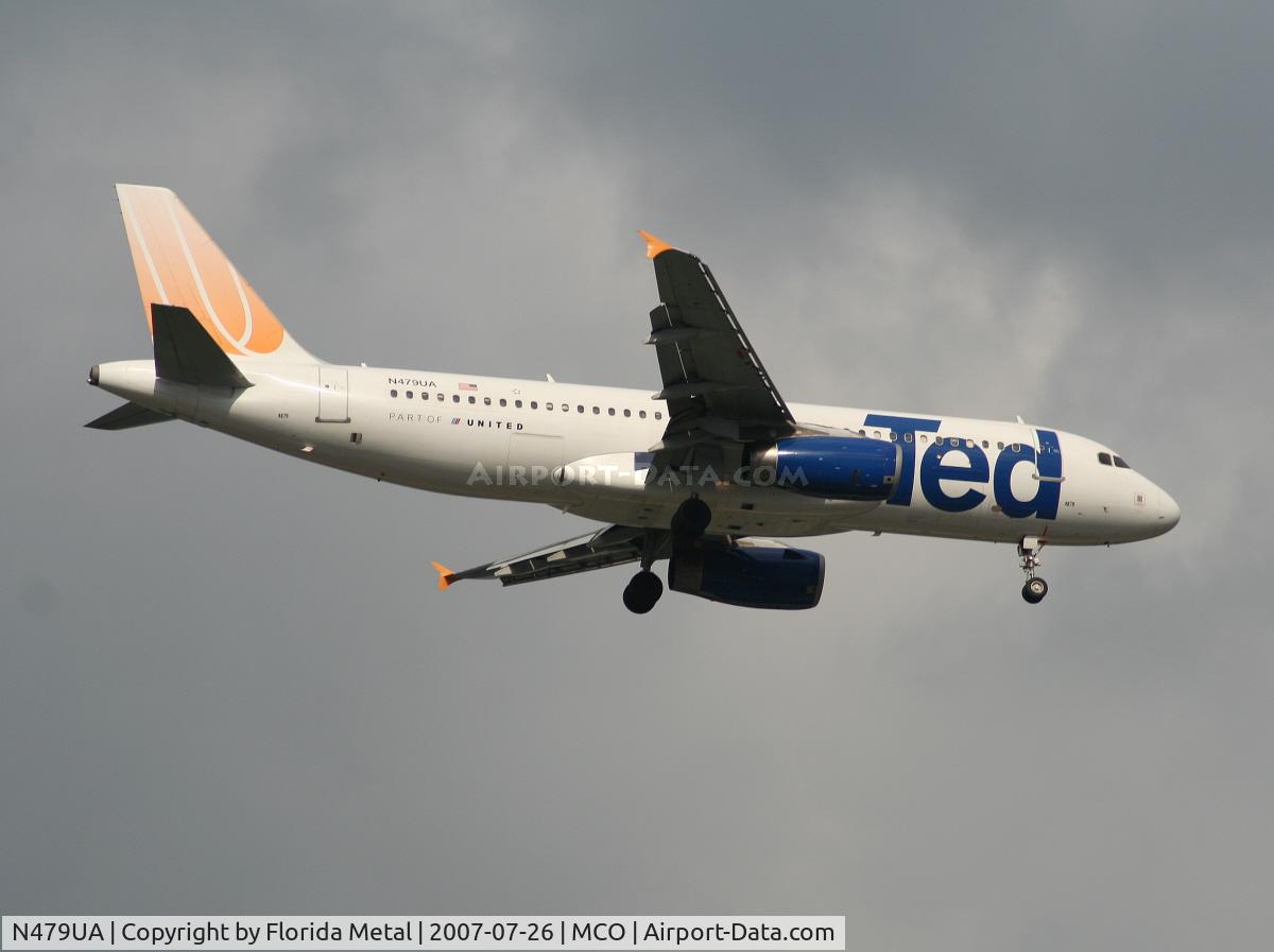 N479UA, 2001 Airbus A320-232 C/N 1538, Ted