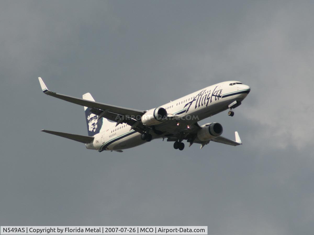N549AS, 2005 Boeing 737-8FH C/N 30824, Alaska