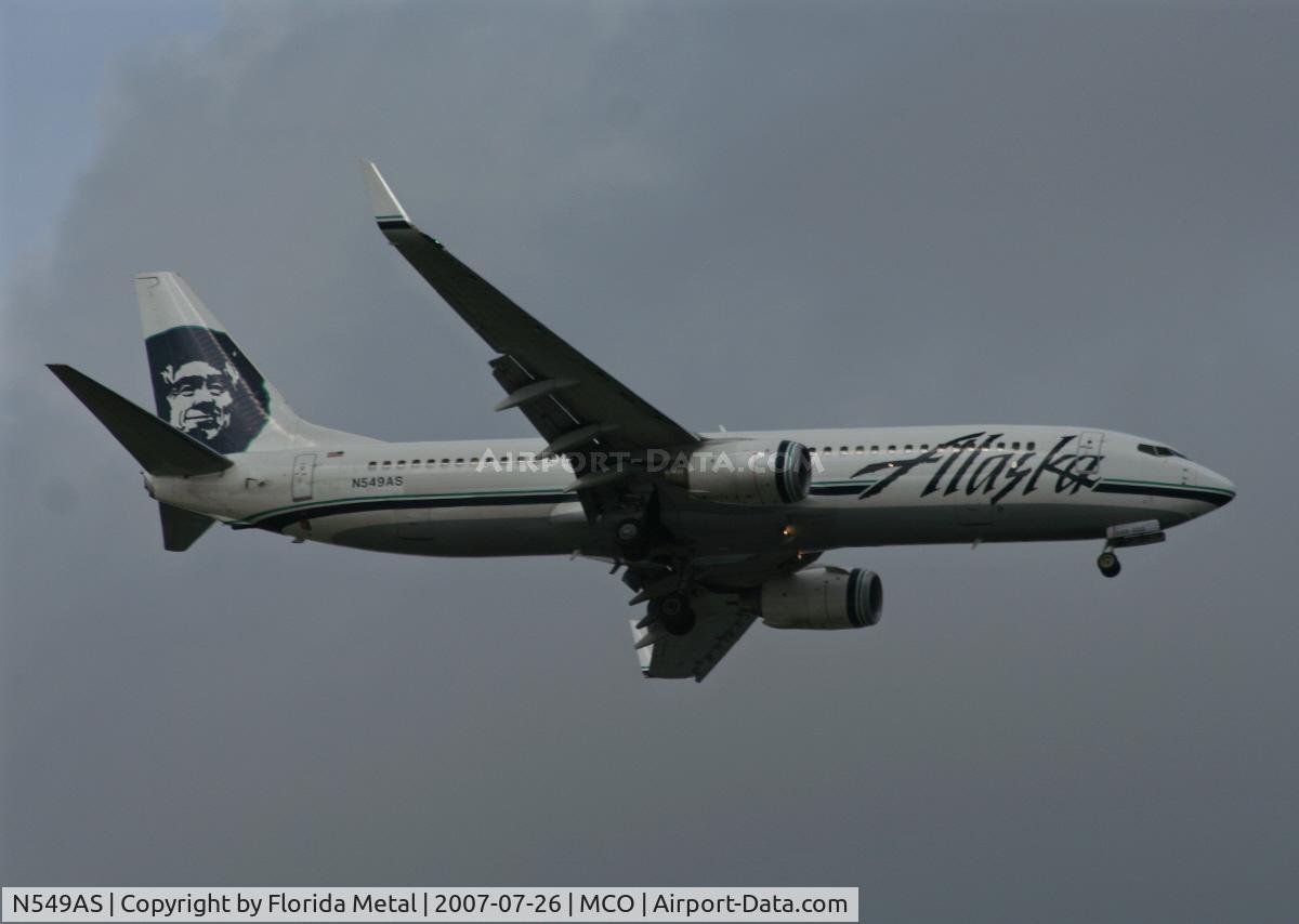 N549AS, 2005 Boeing 737-8FH C/N 30824, Alaska