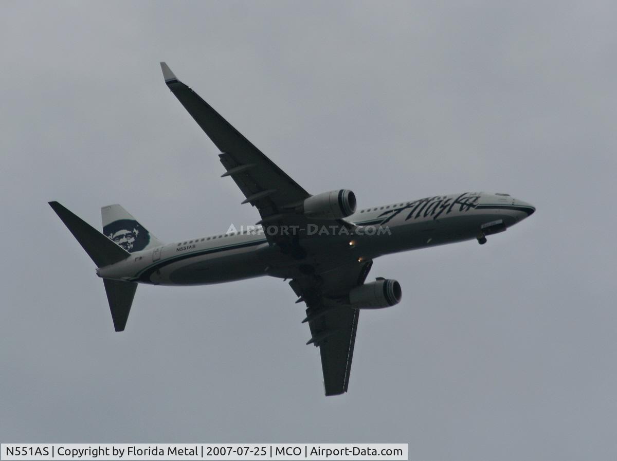 N551AS, 2006 Boeing 737-890 C/N 34593, Alaska