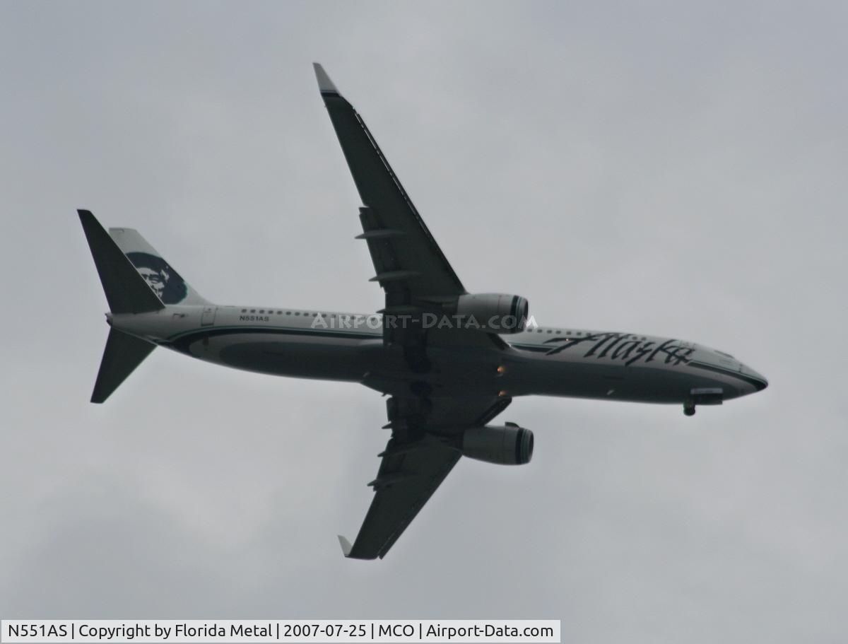 N551AS, 2006 Boeing 737-890 C/N 34593, Alaska