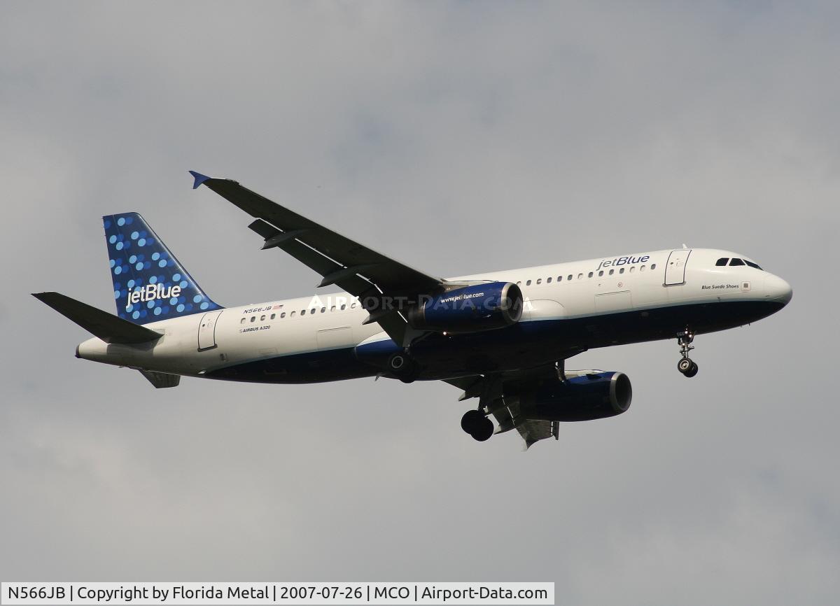 N566JB, 2003 Airbus A320-232 C/N 2042, Jet Blue