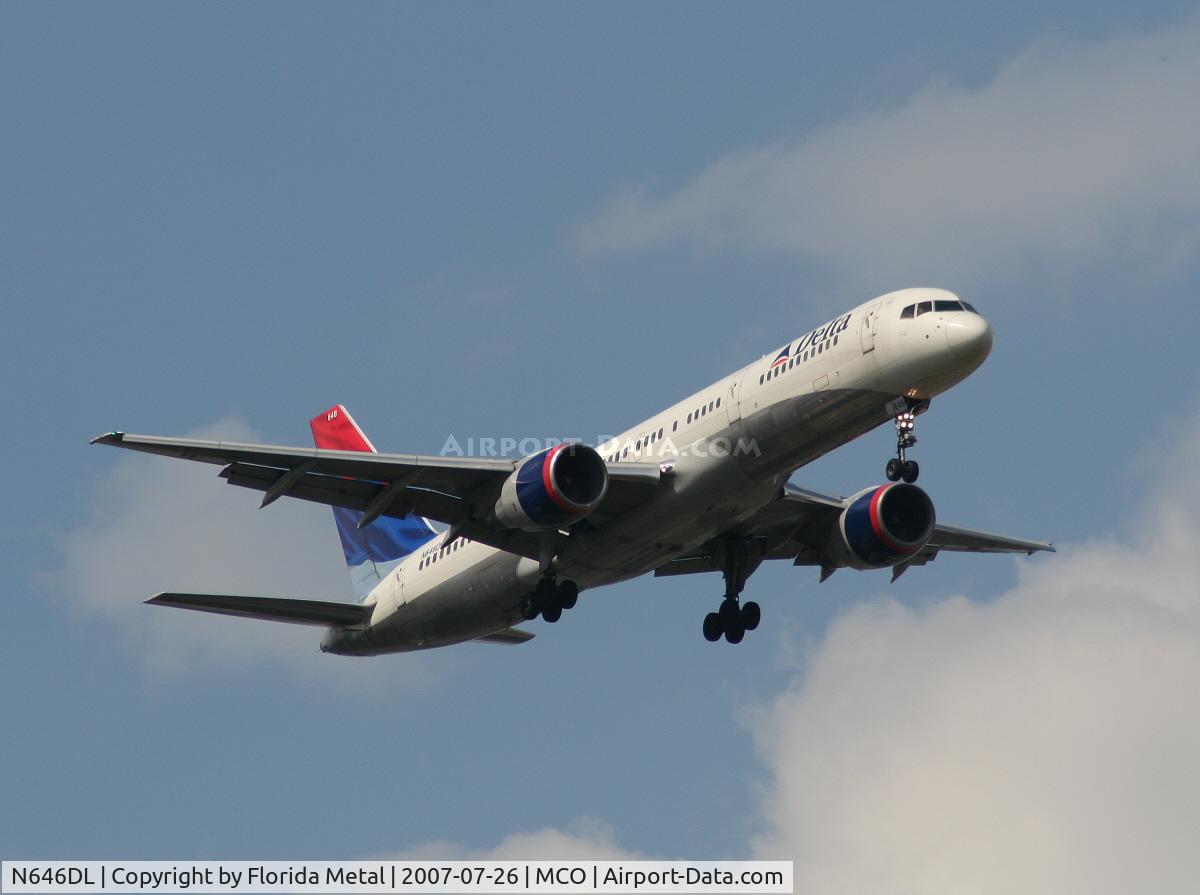 N646DL, 1989 Boeing 757-232 C/N 24217, Delta