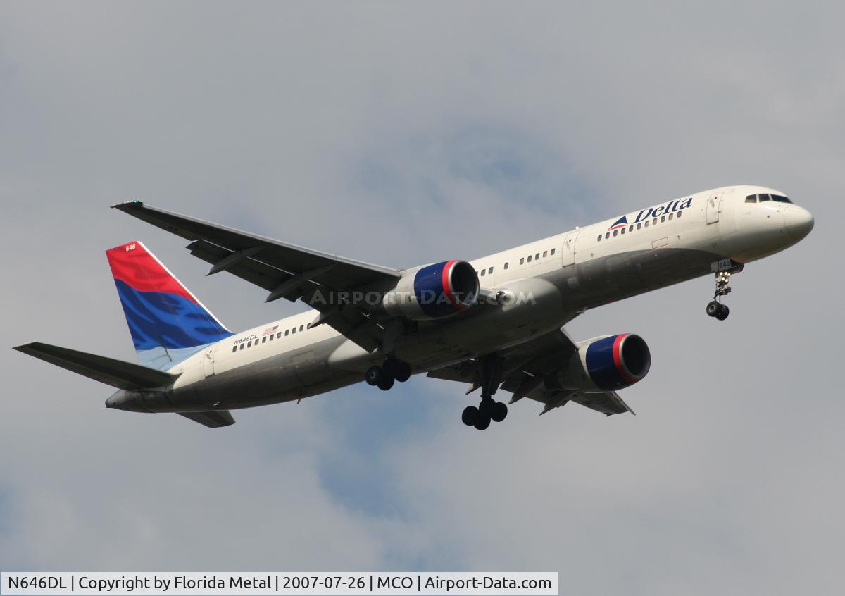 N646DL, 1989 Boeing 757-232 C/N 24217, Delta