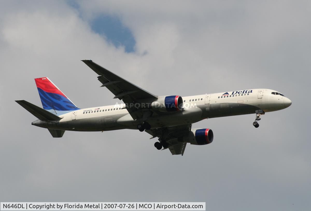 N646DL, 1989 Boeing 757-232 C/N 24217, Delta