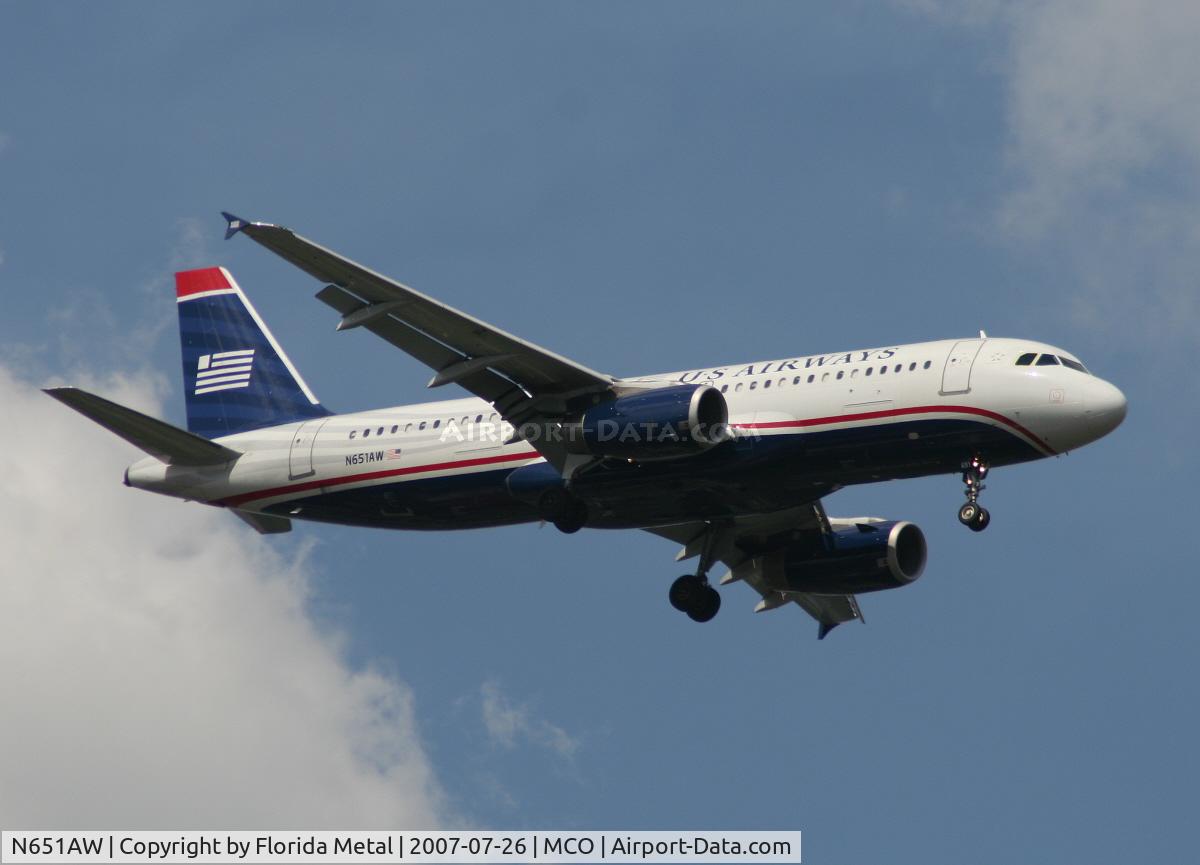 N651AW, 1998 Airbus A320-232 C/N 866, US
