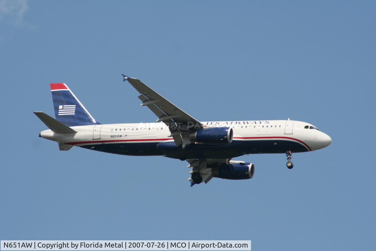 N651AW, 1998 Airbus A320-232 C/N 866, US