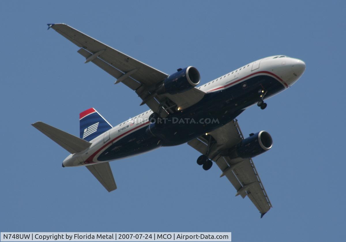 N748UW, 2000 Airbus A319-112 C/N 1311, US