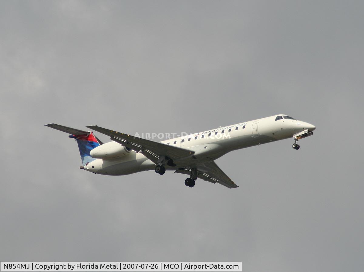 N854MJ, 2002 Embraer ERJ-145LR (EMB-145LR) C/N 145490, Delta Connection