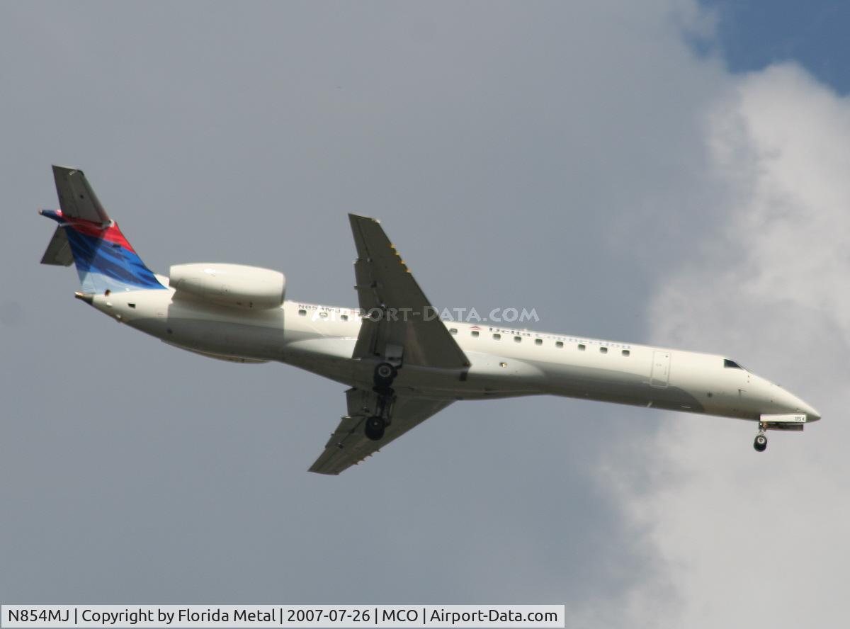 N854MJ, 2002 Embraer ERJ-145LR (EMB-145LR) C/N 145490, Delta Connection