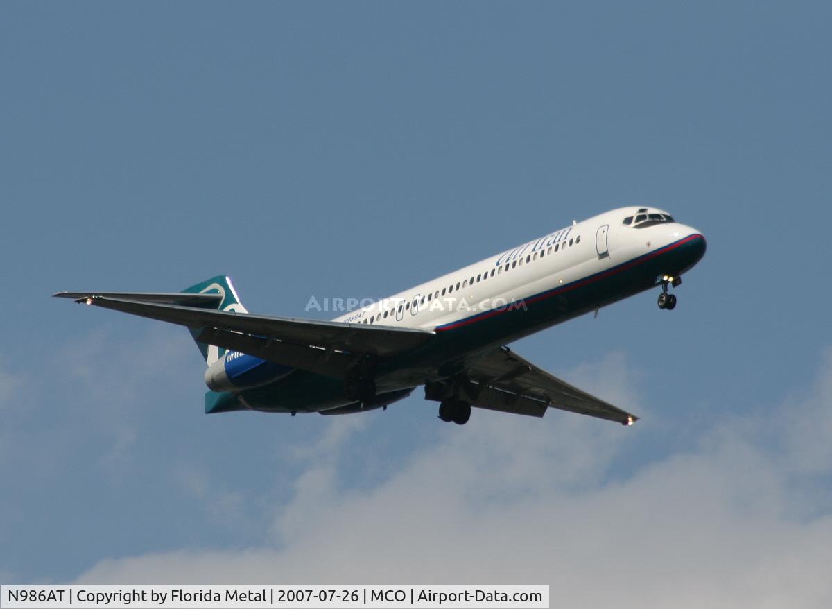 N986AT, 2001 Boeing 717-200 C/N 55089, Air Tran