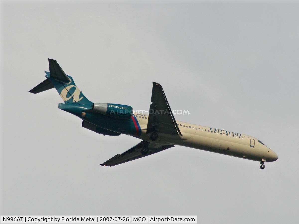 N996AT, 2002 Boeing 717-200 C/N 55140, Air Tran