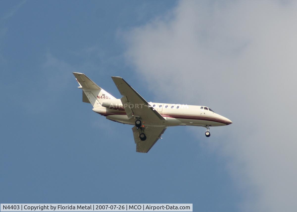 N4403, 2000 Raytheon Hawker 800XP C/N 258480, 800XP