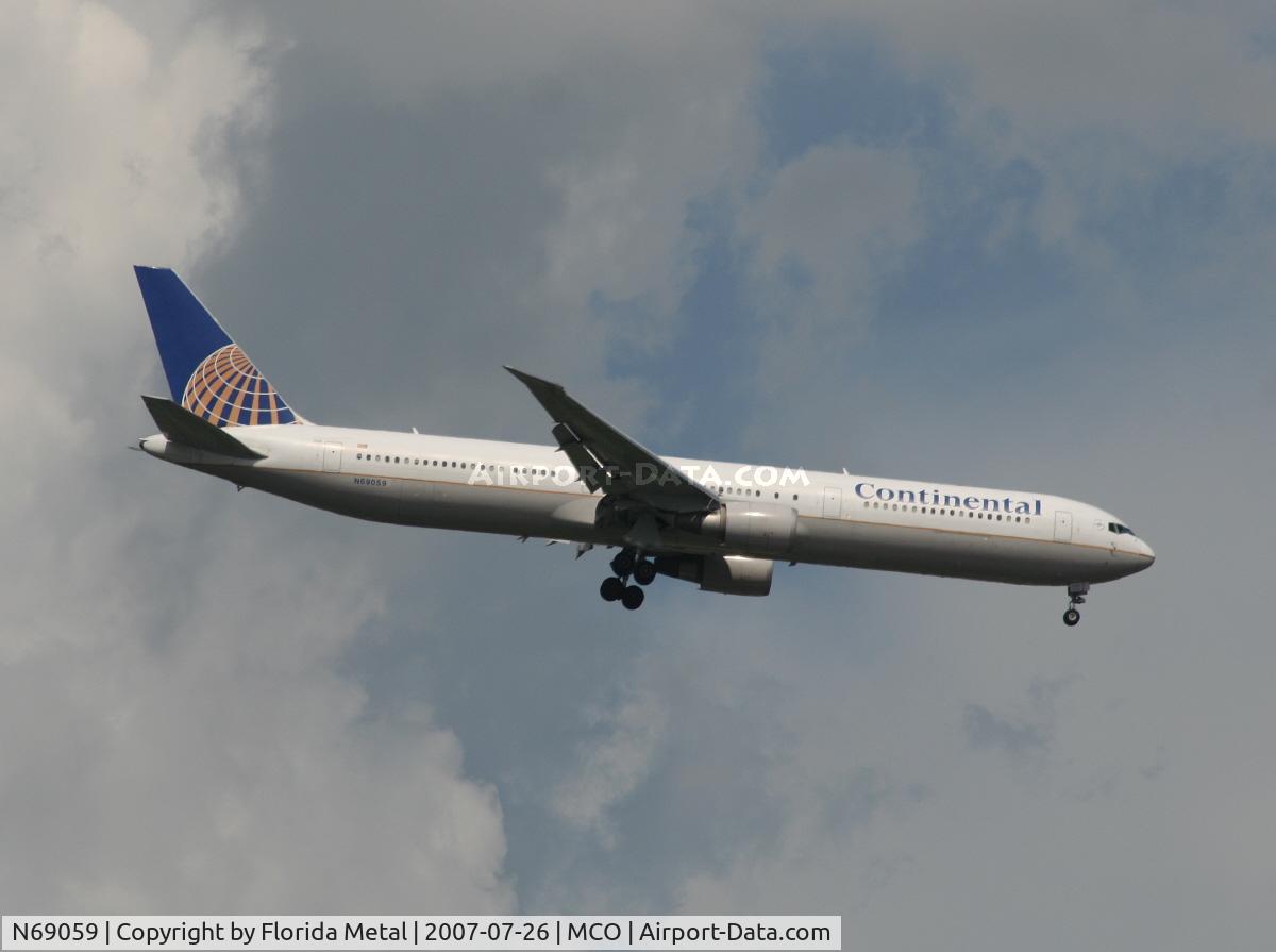 N69059, 2002 Boeing 767-424/ER C/N 29454, Continental